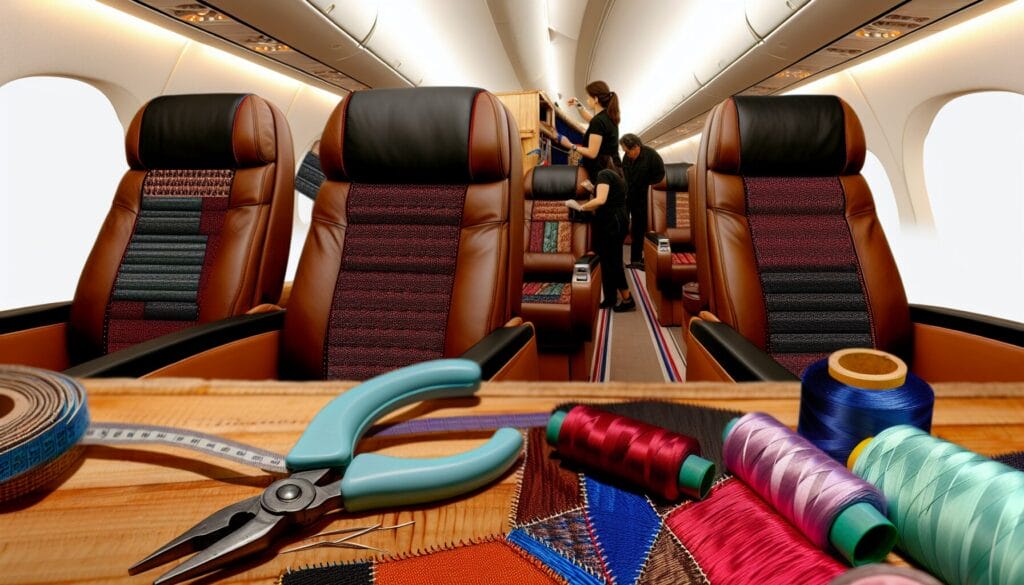 Elevating the Skies: The Art of Aircraft Upholstery 6 example 21